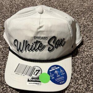 '47 White Chicago White Sox Fairway Hitch Adjustable Hat